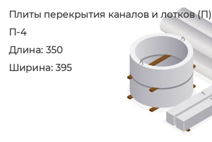 Плита перекрытия каналов и лотков-П-4 в Екатеринбурге