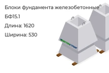 Блок фундамента БФ15.1 в Екатеринбурге