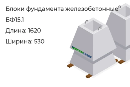 Блок фундамента-БФ15.1 в Екатеринбурге